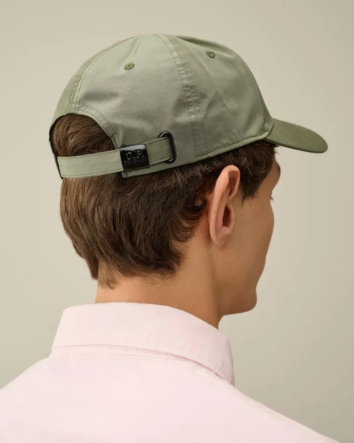 Man ChromeR Logo Cap Agave Green CP Company Hats