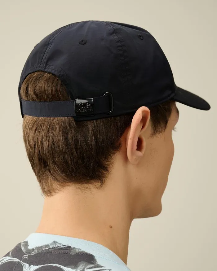 Man ChromeR Logo Cap Total Eclipse 8211 Blue CP Company Hats