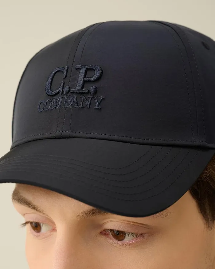 Man ChromeR Logo Cap Total Eclipse 8211 Blue CP Company Hats