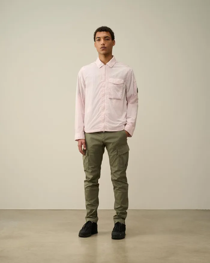 Man ChromeR Pocket Overshirt Heavenly Pink CP Company Overshirt
