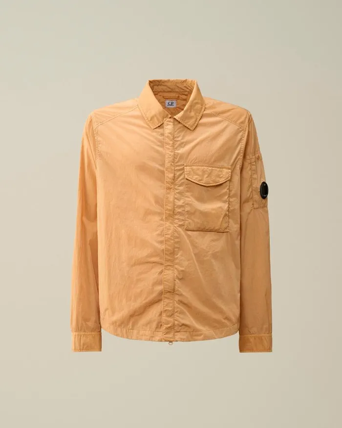 Man ChromeR Pocket Overshirt Pastry Shell 8211 Orange CP Company Overshirt