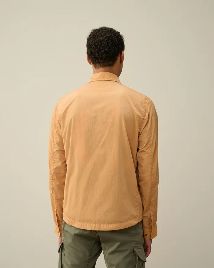 Man ChromeR Pocket Overshirt Pastry Shell 8211 Orange CP Company Overshirt