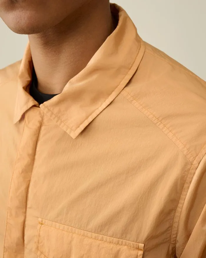 Man ChromeR Pocket Overshirt Pastry Shell 8211 Orange CP Company Overshirt