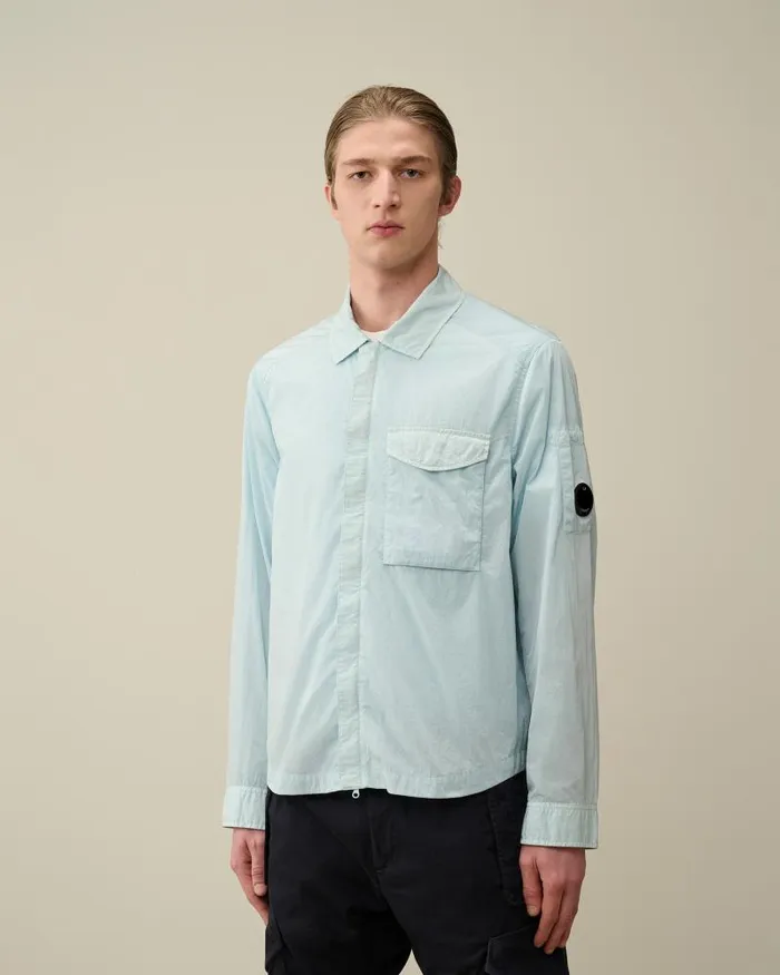 Man ChromeR Pocket Overshirt Starlight Blue CP Company Overshirt