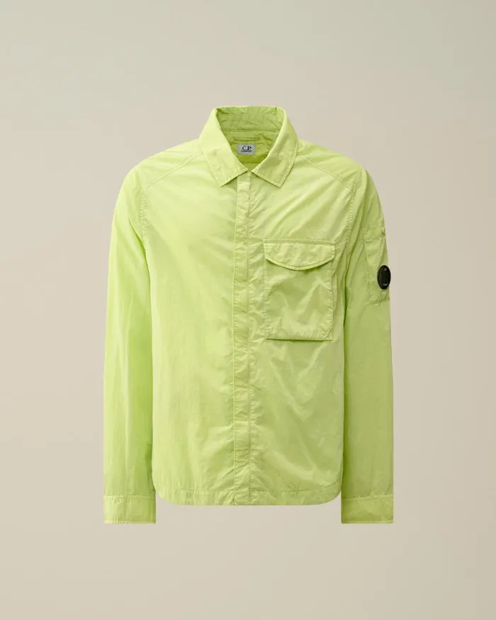 Man ChromeR Pocket Overshirt White Pear CP Company Overshirt