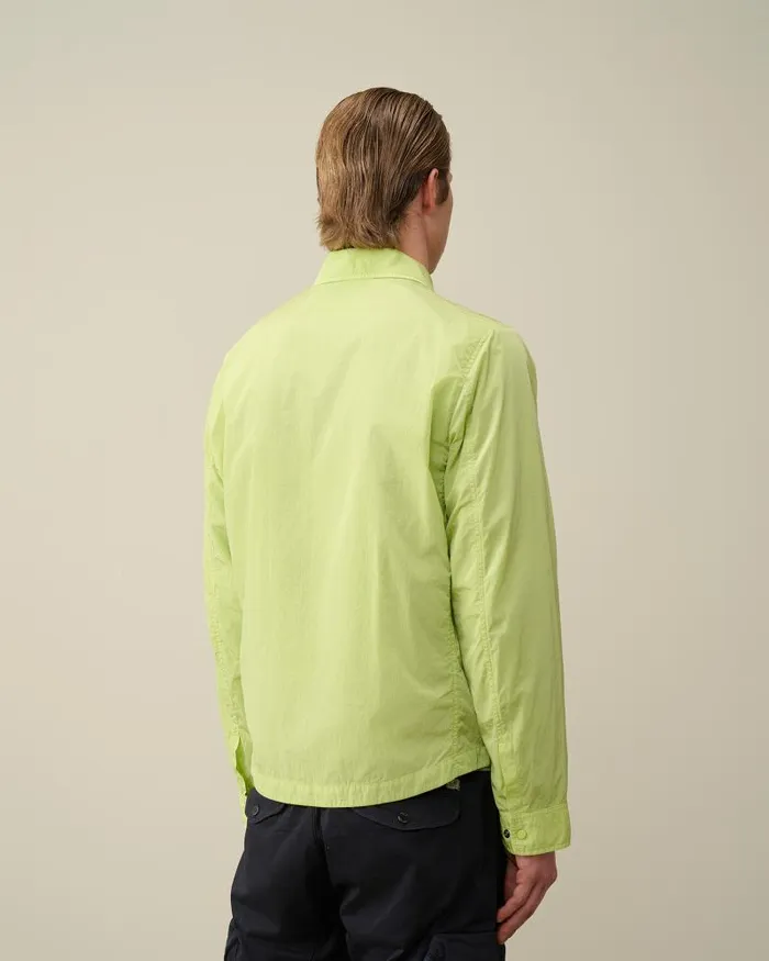 Man ChromeR Pocket Overshirt White Pear CP Company Overshirt