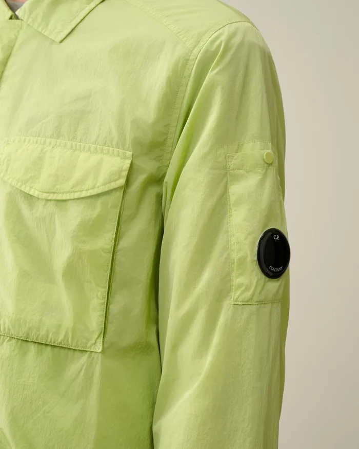 Man ChromeR Pocket Overshirt White Pear CP Company Overshirt