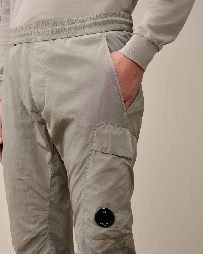 Man ChromeR Regular Track Pants Drizzle Grey CP Company Trousers
