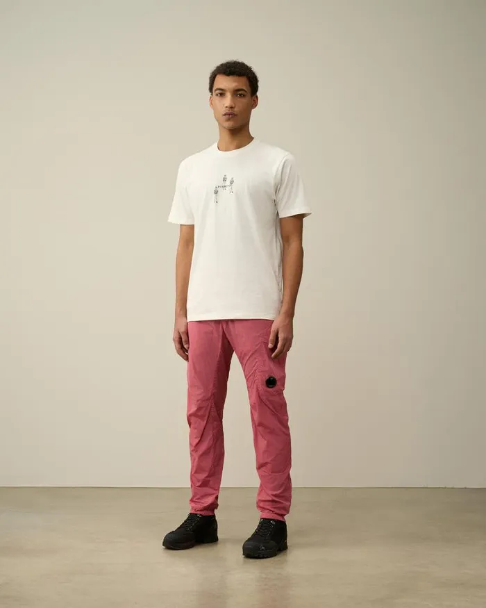 Man ChromeR Regular Track Pants Red Bud CP Company Trousers