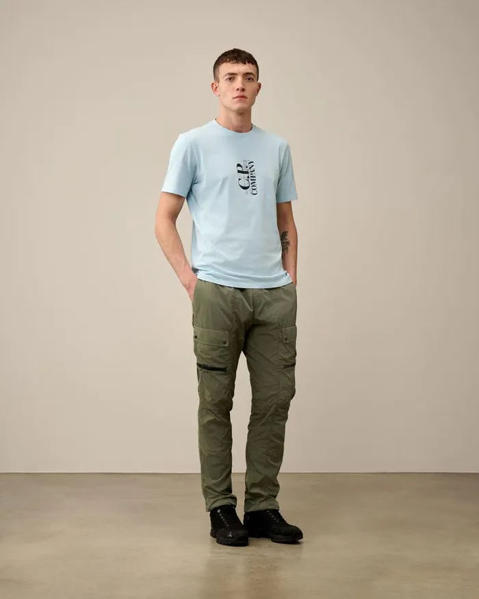Man ChromeR Regular Utility Pants Agave Green CP Company Trousers