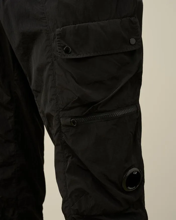 Man ChromeR Regular Utility Pants Black CP Company Trousers