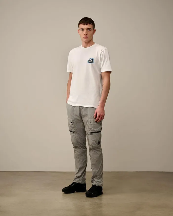 Man ChromeR Regular Utility Pants Drizzle Grey CP Company Trousers