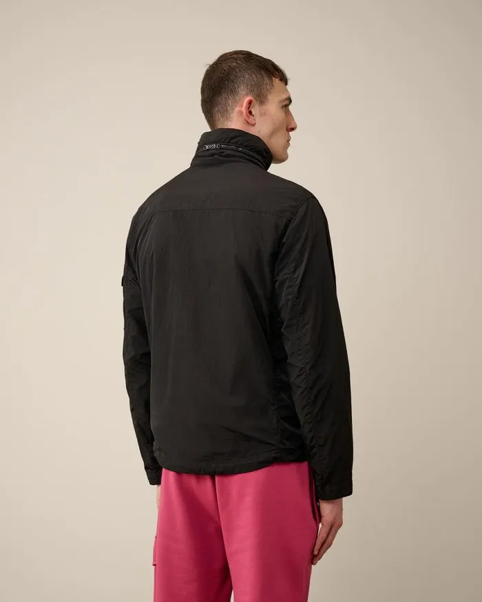 Man ChromeR Zipped Jacket Black CP Company Jacket and Coats
