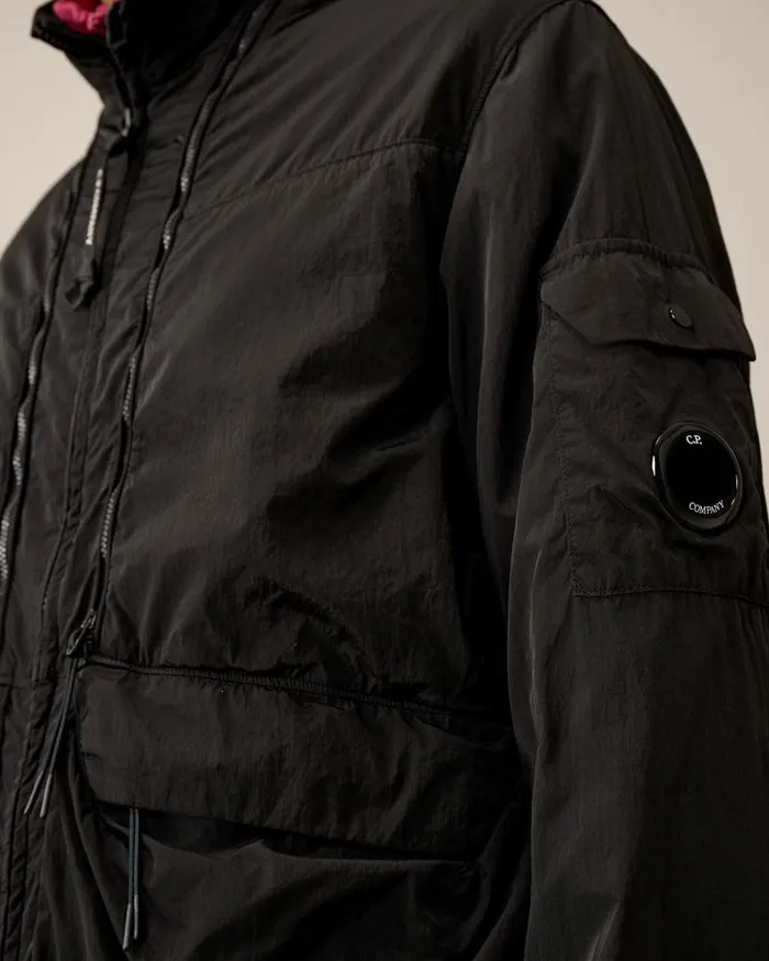 Man ChromeR Zipped Jacket Black CP Company Jacket and Coats