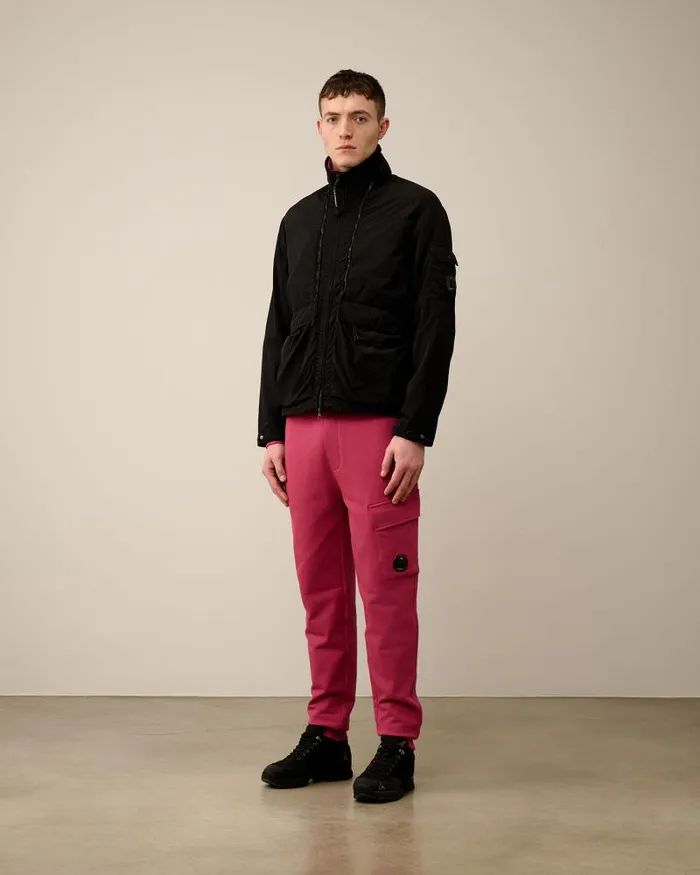 Man ChromeR Zipped Jacket Black CP Company Jacket and Coats