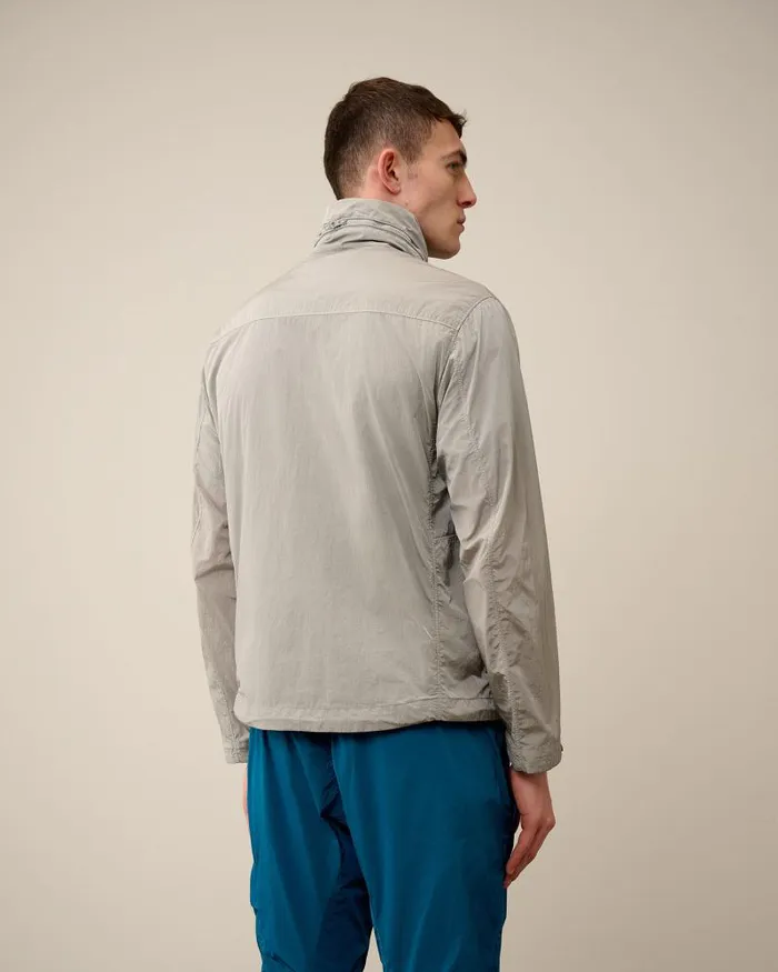 Man ChromeR Zipped Jacket Drizzle Grey CP Company Jacket and Coats