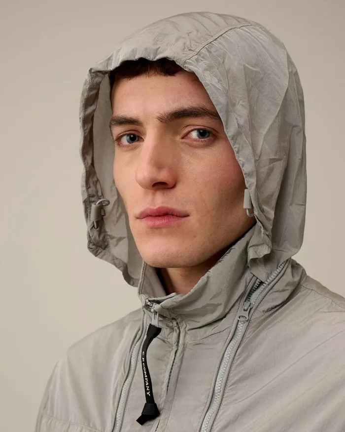 Man ChromeR Zipped Jacket Drizzle Grey CP Company Jacket and Coats