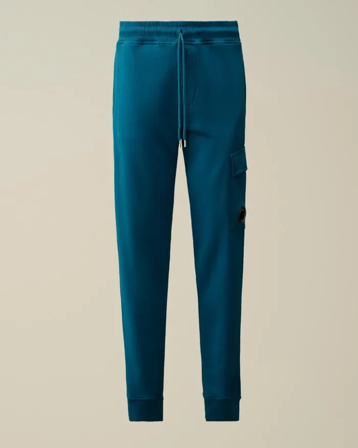 Man Cotton Diagonal Fleece Cargo Sweatpants Ink Blue CP Company Tracksuits and Shorts Man Cotton Diagonal Fleece Cargo Sweatpants Ink Blue CP Company Tracksuits and Shorts