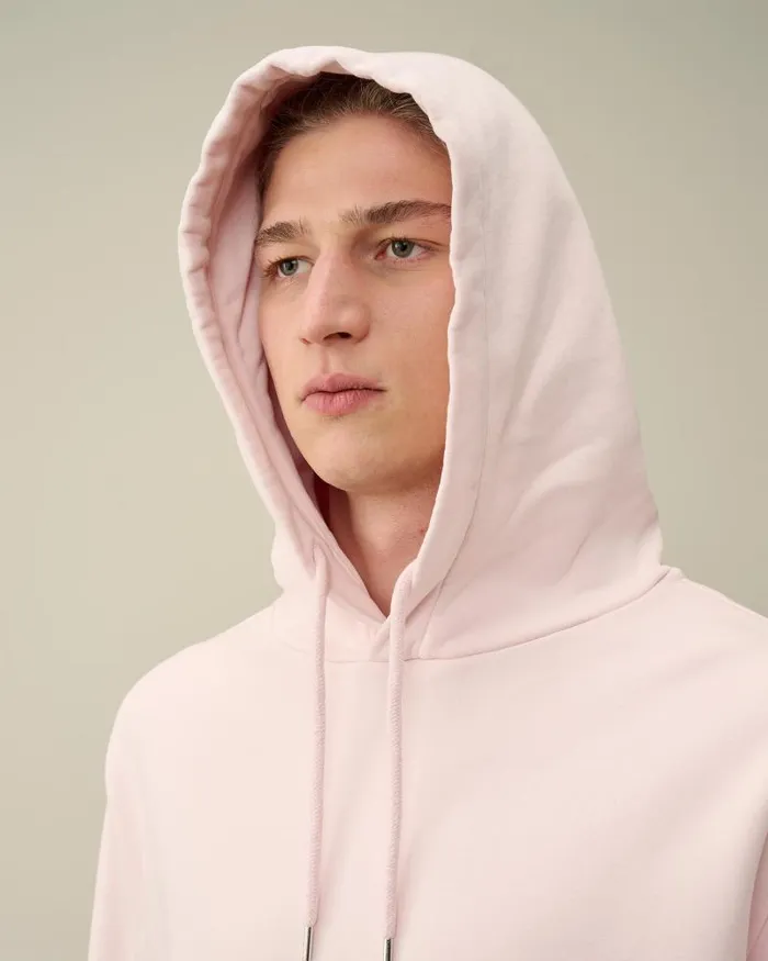 Man Cotton Diagonal Fleece Lens Hoodie Heavenly Pink CP Company Sweatshirts