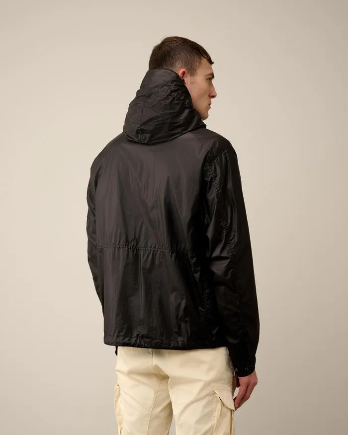 Man CS II Hooded Jacket Black CP Company Jacket and Coats