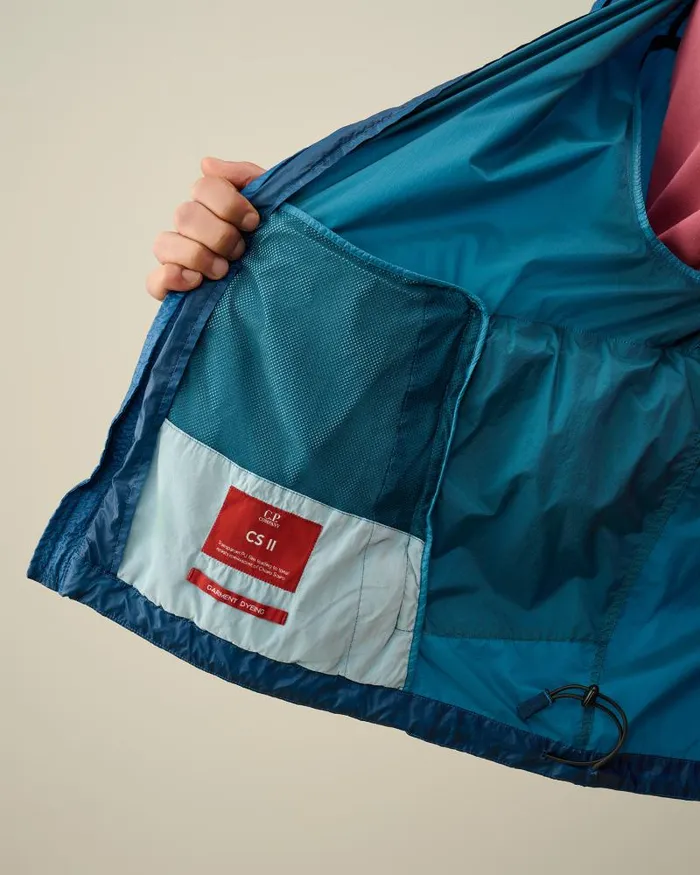 Man CS II Hooded Jacket Ink Blue CP Company Jacket and Coats