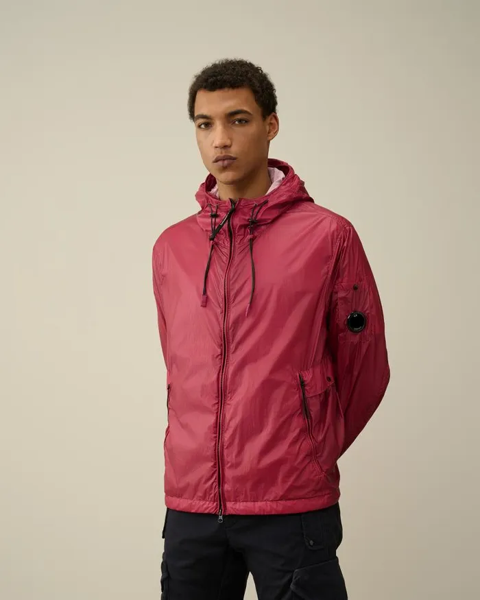 Man CS II Hooded Jacket Red Bud CP Company Jacket and Coats