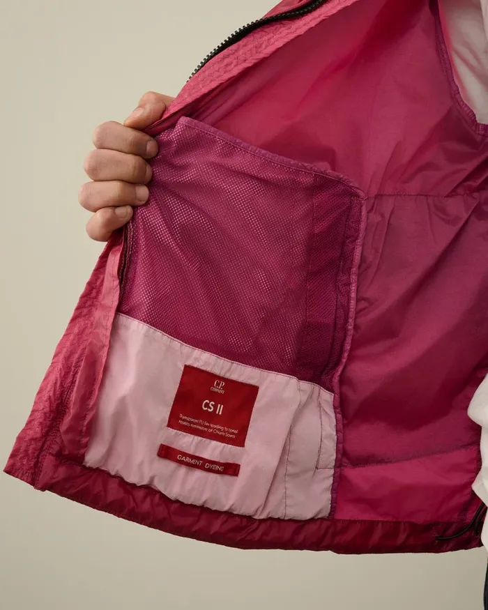 Man CS II Hooded Jacket Red Bud CP Company Jacket and Coats