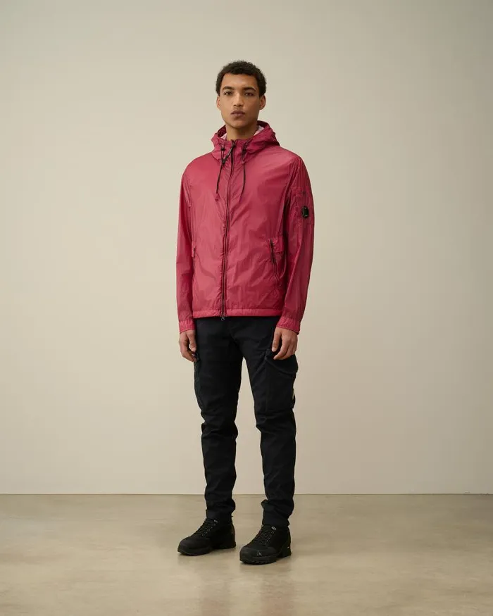 Man CS II Hooded Jacket Red Bud CP Company Jacket and Coats