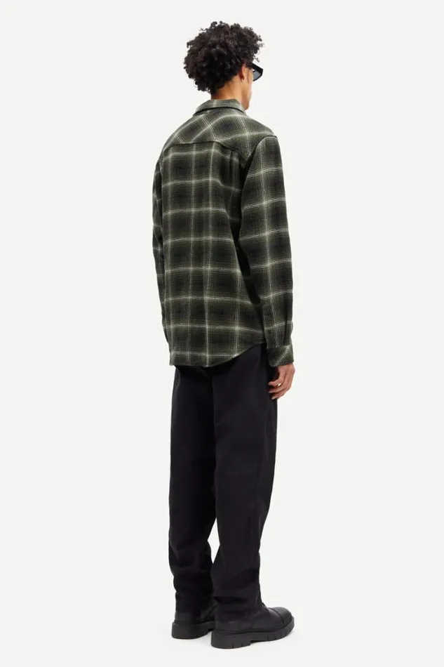Man Damon J Shirt 14685 Green Fade Ch Samse Samse Shirts