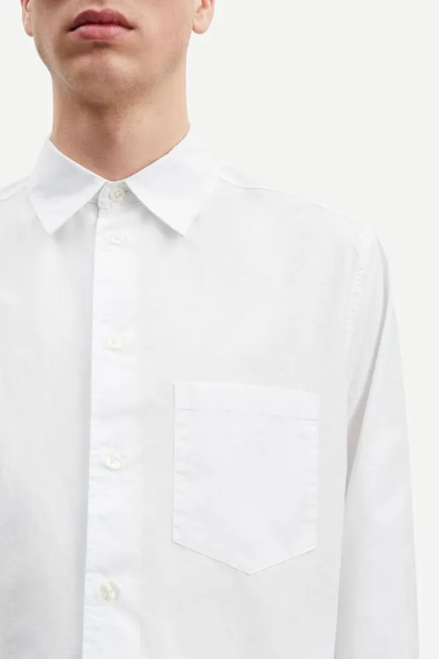 Man Damon P Shirt 14981 White Samse Samse Shirts