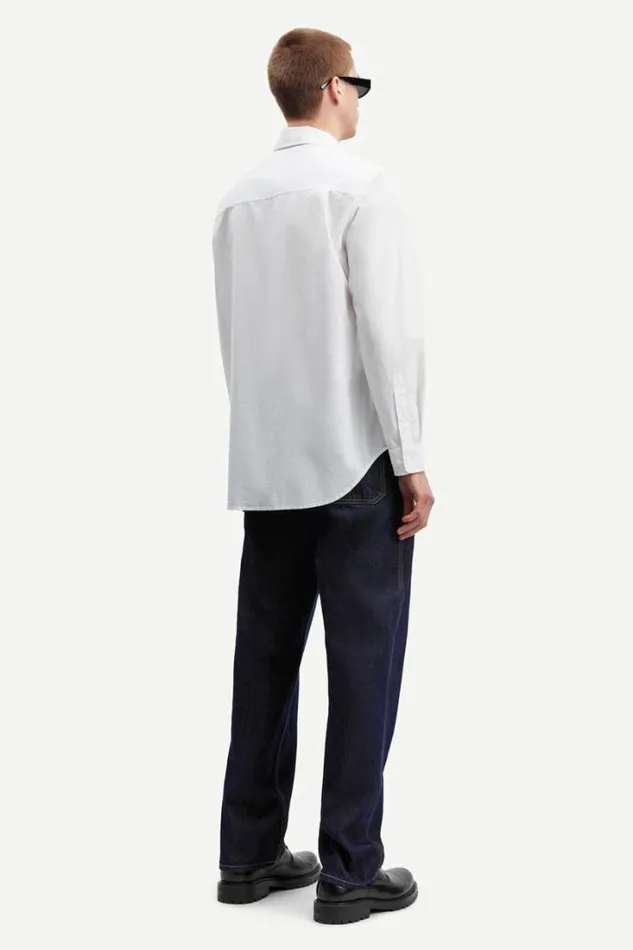 Man Damon P Shirt 14981 White Samse Samse Shirts