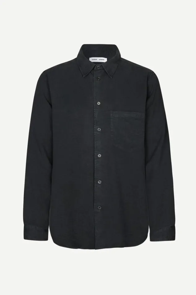 Man Damon P Shirt 14982 Black Samse Samse Shirts