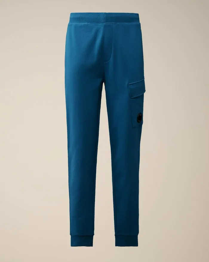 Man Diagonal Raised Fleece Cargo Sweatpants Ink Blue CP Company Tracksuits and Shorts Man Diagonal Raised Fleece Cargo Sweatpants Ink Blue CP Company Tracksuits and Shorts