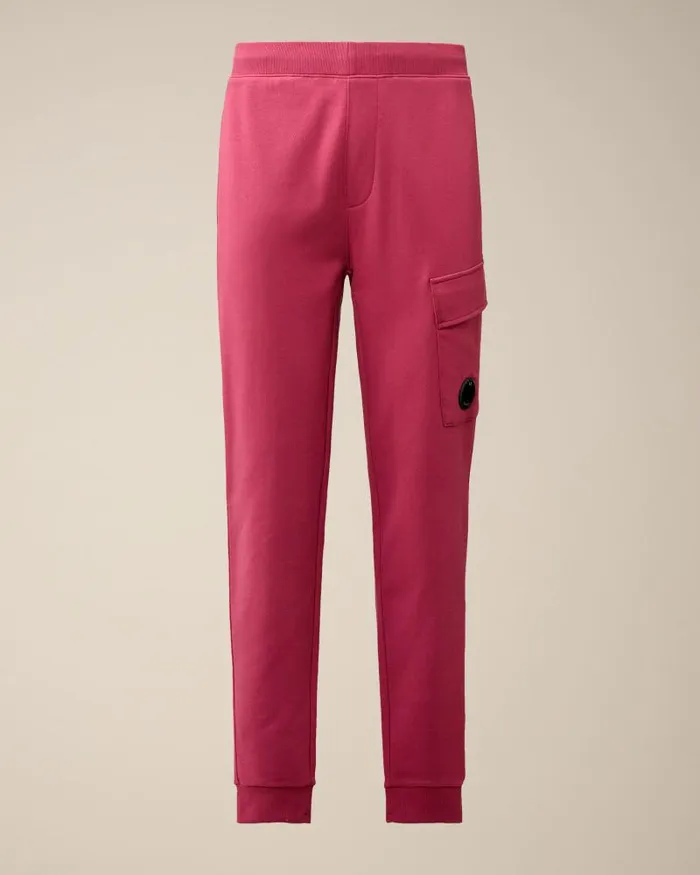 Man Diagonal Raised Fleece Cargo Sweatpants Red Bud CP Company Tracksuits and Shorts Man Diagonal Raised Fleece Cargo Sweatpants Red Bud CP Company Tracksuits and Shorts
