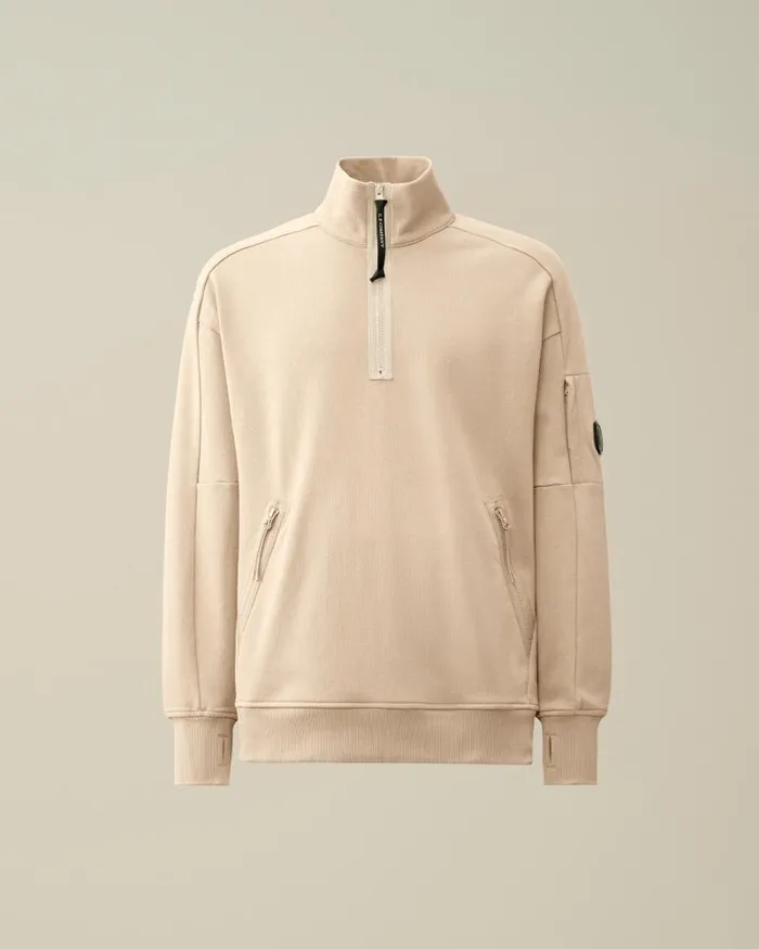 Man Diagonal Raised Fleece Zipped Sweatshirt Pistachio Shell 8211 Beige CP Company Sweatshirts Man Diagonal Raised Fleece Zipped Sweatshirt Pistachio Shell 8211 Beige CP Company Sweatshirts