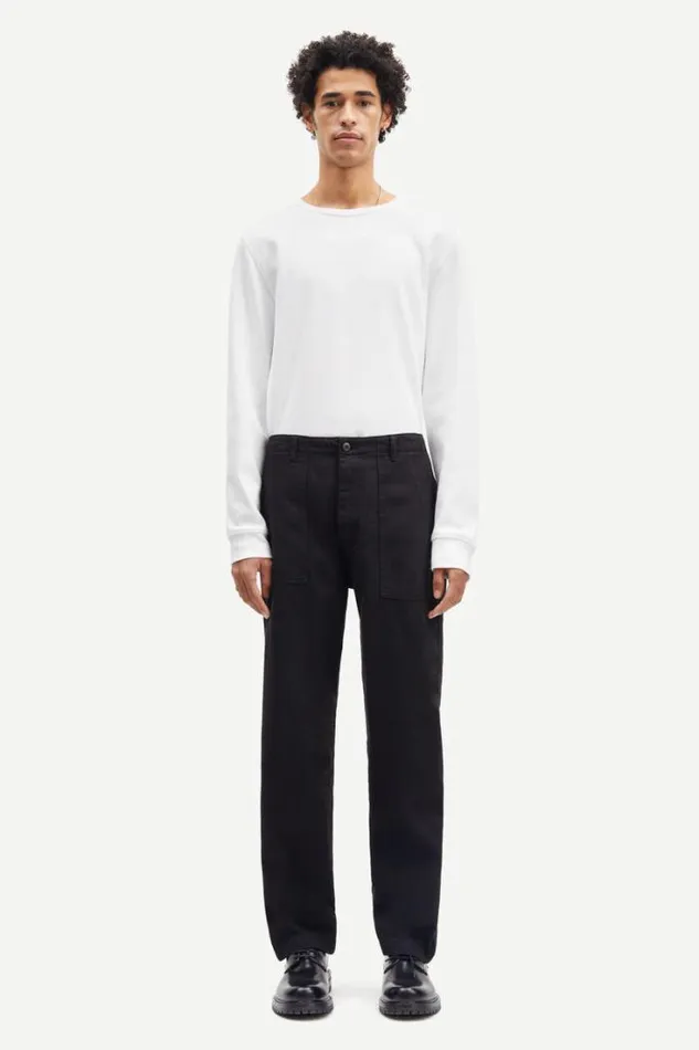 Man Fanon Trousers 14932 Black Samse Samse Trousers