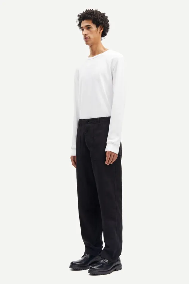 Man Fanon Trousers 14932 Black Samse Samse Trousers