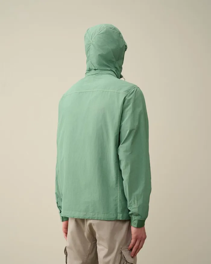 Man Flatt Nylon Goggle Overshirt Green Bay CP Company Overshirt