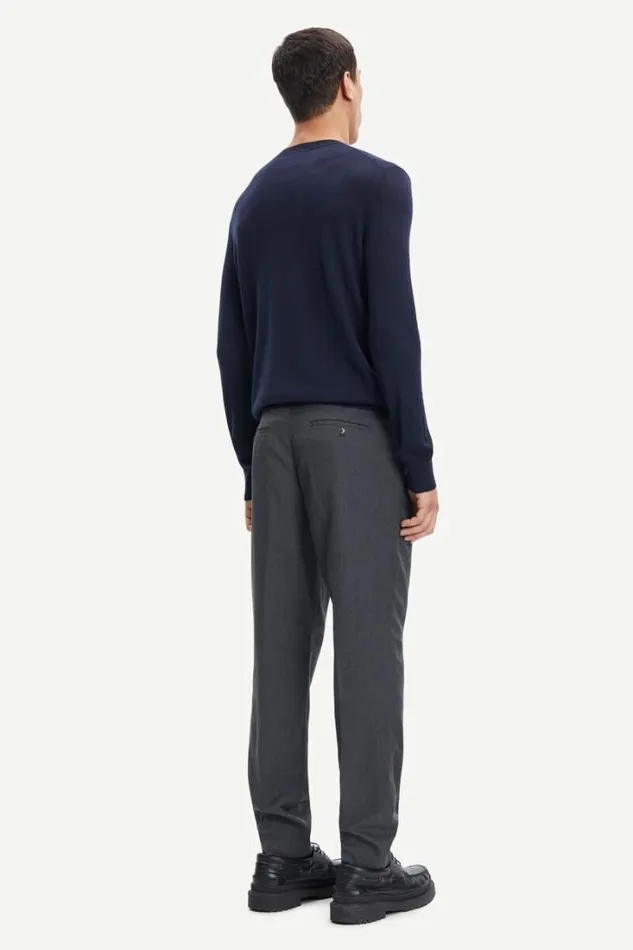 Man Flemming Crew Neck 3111 Night Sky Samse Samse Knitwear