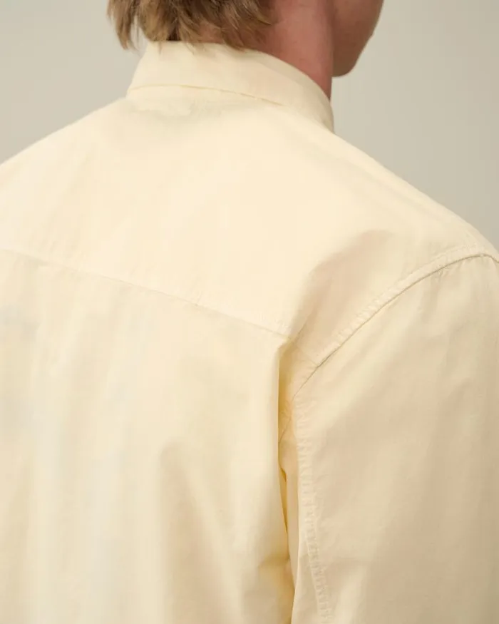 Man Gabardine Shirt Pistachio Shell 8211 Beige CP Company Shirt