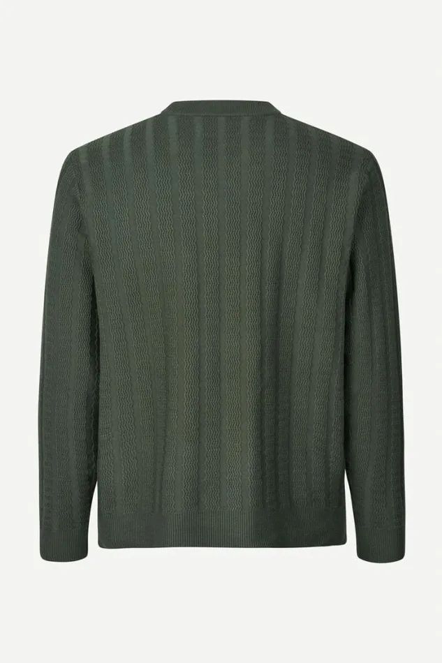 Man Gabriel Crew Neck 10490 Climbing Ivy Samse Samse Knitwear