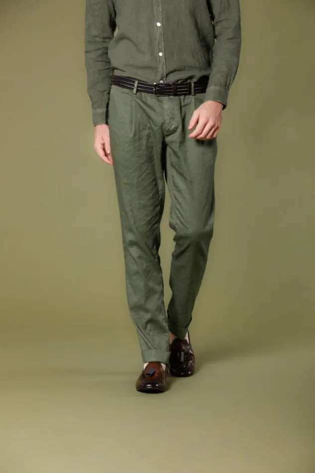 Man Genova Style Chino Pants In Linen And Cotton Twill Regular Mason039s Pants Man Genova Style Chino Pants In Linen And Cotton Twill Regular Mason039s Pants