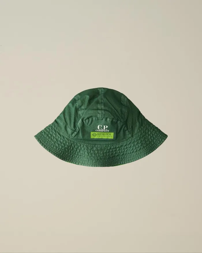 Man GORE GType Bucket Hat Duck Green CP Company Hats