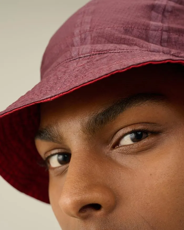 Man GORE GType Bucket Hat Red Bud CP Company Hats