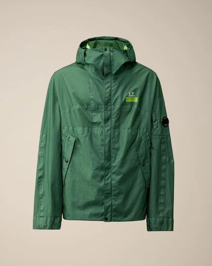 Man GORE GType Hooded Jacket Duck Green CP Company Jacket and Coats