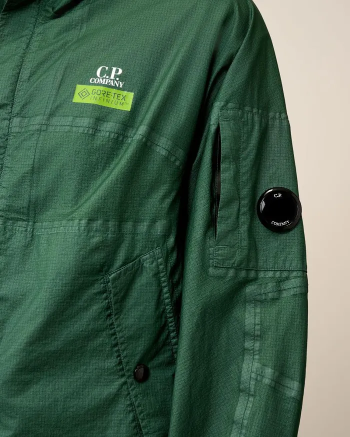 Man GORE GType Hooded Jacket Duck Green CP Company Jacket and Coats