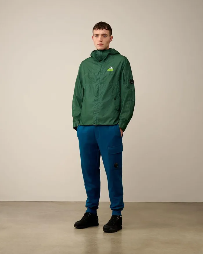 Man GORE GType Hooded Jacket Duck Green CP Company Jacket and Coats