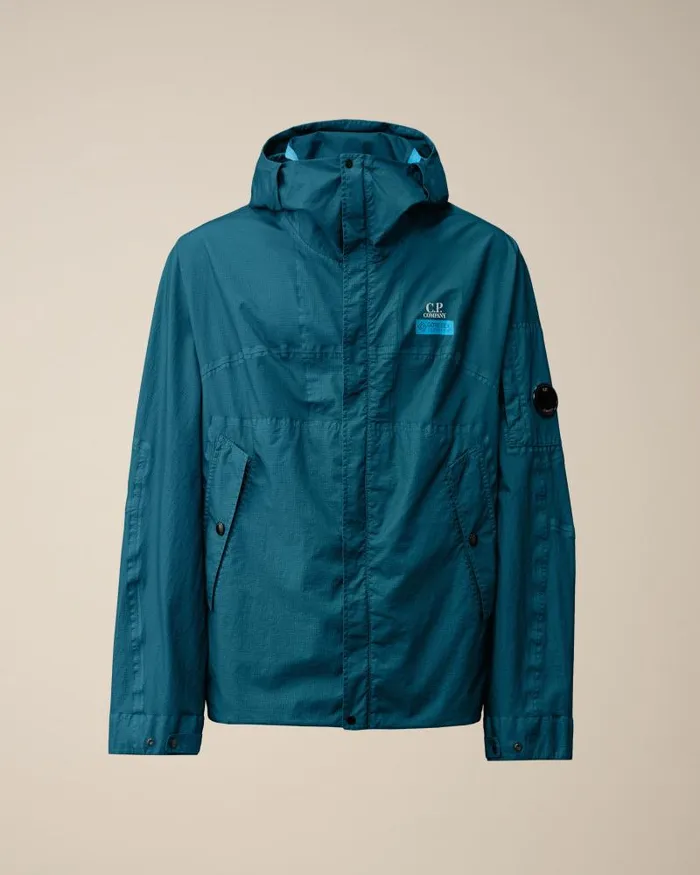 Man GORE GType Hooded Jacket Ink Blue CP Company Jacket and Coats