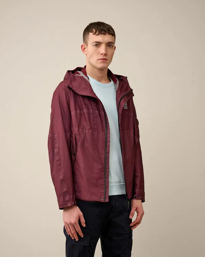 Man GORE GType Hooded Jacket Red Bud CP Company Jacket and Coats