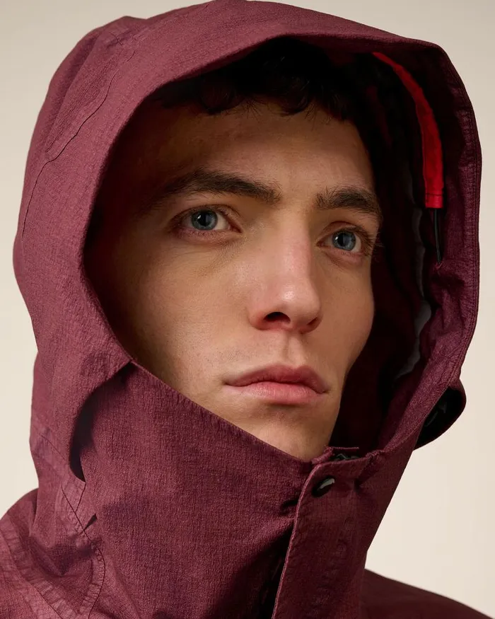 Man GORE GType Hooded Jacket Red Bud CP Company Jacket and Coats